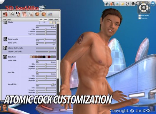 Największy wirtualny penis w 3D SexVilla