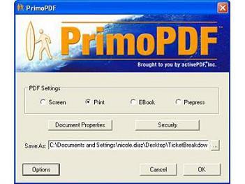 Program PrimoPDF 1
