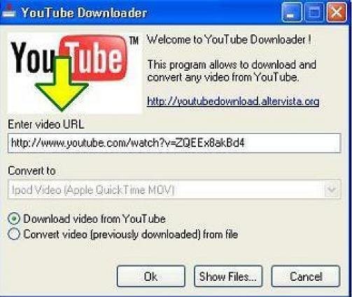Program YouTube Downloader 1