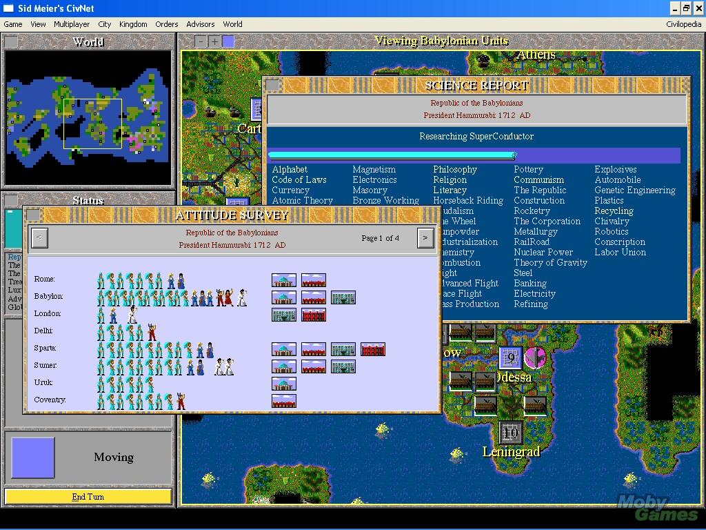 Game Sid Meier's CivNet 4