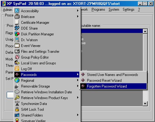 Program XP SysPad 1