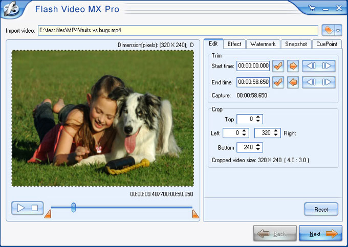 Program Flash Video MX Pro 1