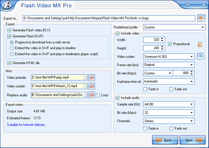 Program Flash Video MX Pro 2