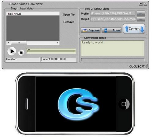 Program Cucusoft DVD to iPhone Converter 1