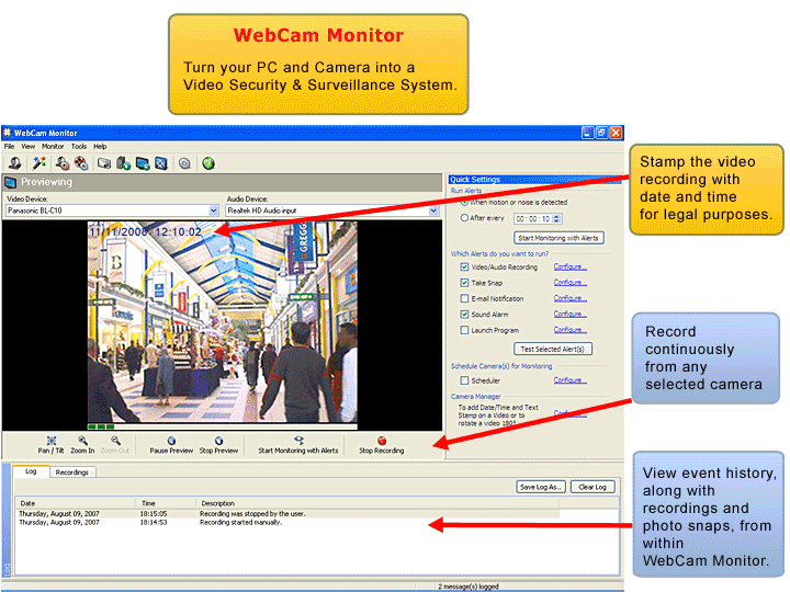 Program WebCam Monitor 1
