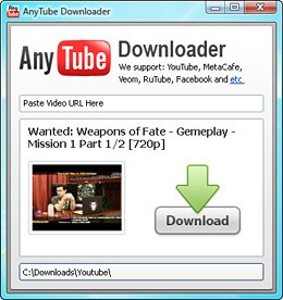Program AnyTube Downloader 1