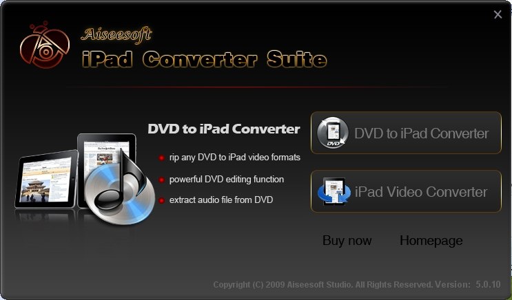 Program Aiseesoft iPad Converter Suite 1