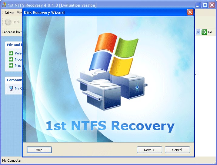 Program 1st NTFS Recovery 1