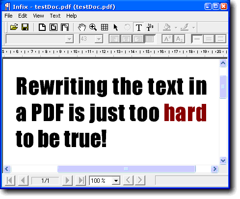 Program Infix PDF Editor 1